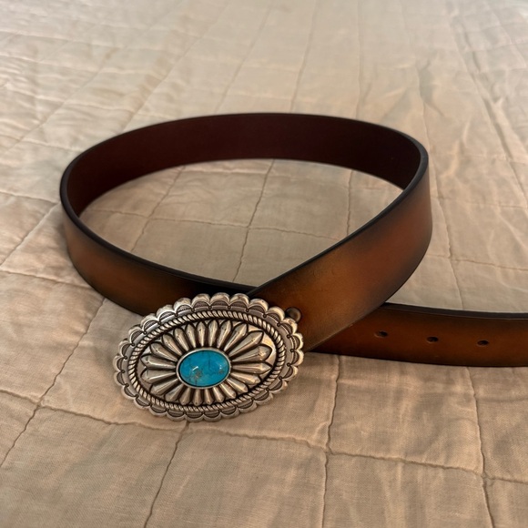 NWOT Ariat Lucinda Belt in Brown - Picture 3 of 6